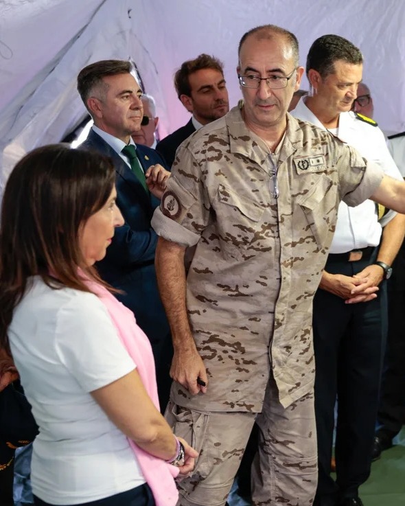 Detalle de la visita al ejercicio CARTAGO 26
