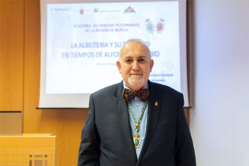 Fulgencio Fernández Buendía en una intervención pública. Imagen facilitada para la edición.