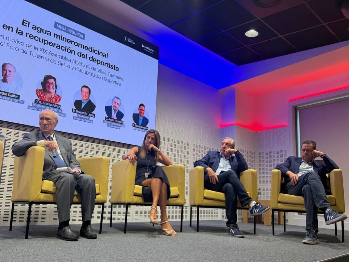 Mesa redonda sobre agua mineromedicinal y recuperación deportiva