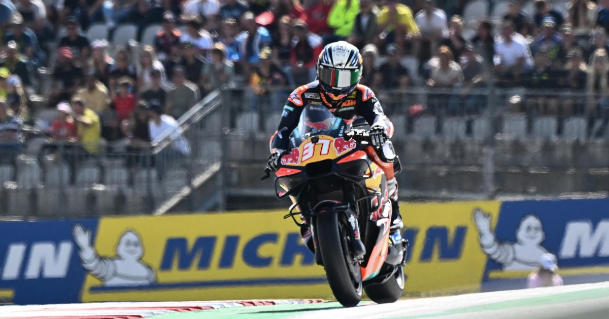 Pedro Acosta durante el Gran Premio de Austria